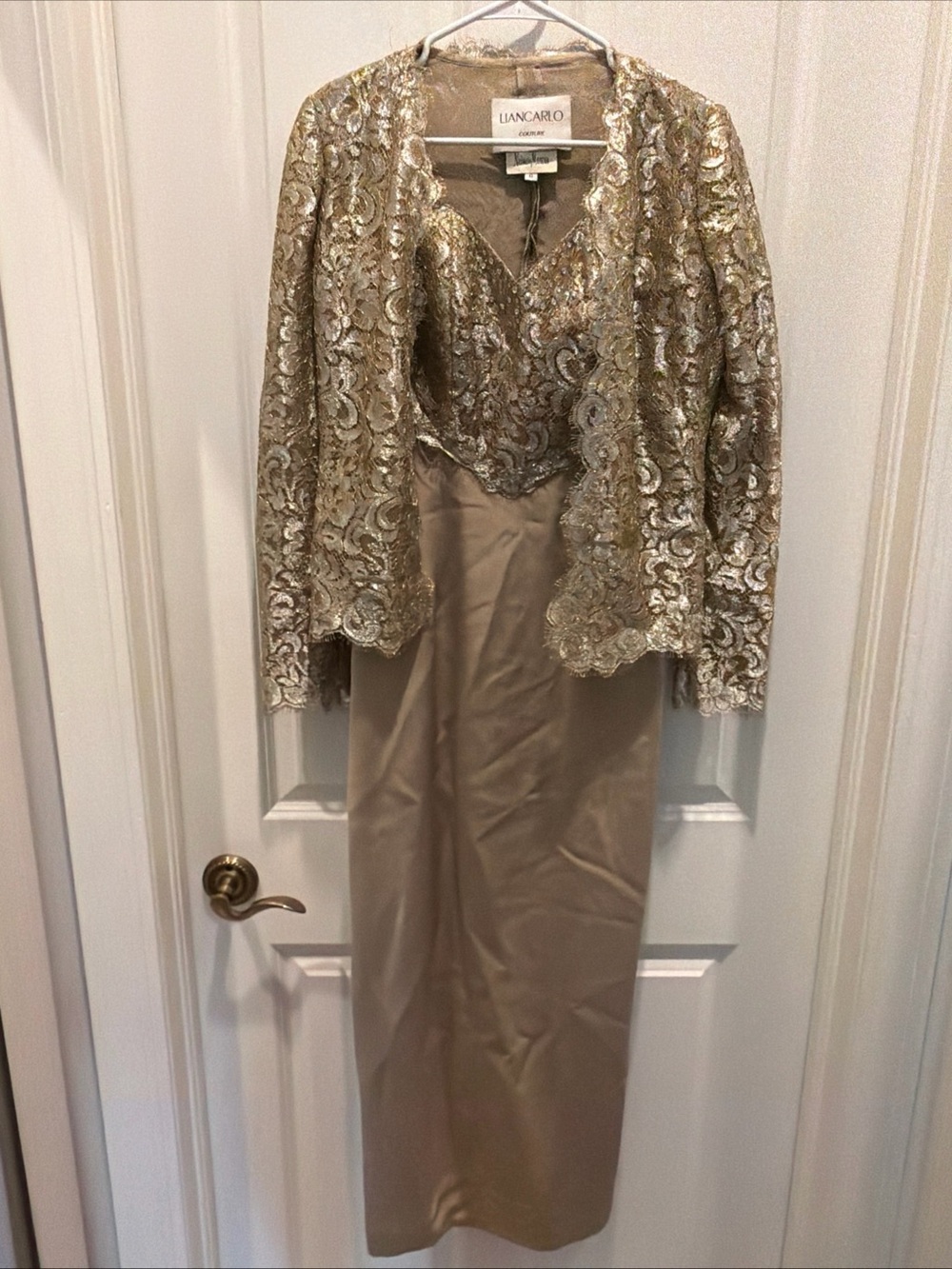 Liancarlo Couture evening gown and jacket set  Size 6